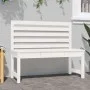 Solid white pine wood garden bench 109 cm by vidaXL, garden benches - Ref: Foro24-824033, Price: 107,88 €, Discount: %