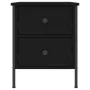 Black engineered wood nightstand 40x42x50 cm by vidaXL, Nightstands - Ref: Foro24-825983, Price: 56,89 €, Discount: %