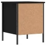 Black engineered wood nightstand 40x42x50 cm by vidaXL, Nightstands - Ref: Foro24-825983, Price: 56,89 €, Discount: %