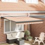 Toldo Retráctil Manual Multicolor 300 x 250 cm Tela, Metal