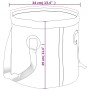Faltbehälter 2 Stück schwarzes PVC 30 Liter von vidaXL, Campingwerkzeuge - Ref: Foro24-364313, Preis: 36,03 €, Rabatt: %