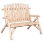 2-Sitzer-Gartenbank aus massivem Tannenholz 119x85x98 cm von vidaXL, Modulare Sofas für den Außenbereich - Ref: Foro24-363347...