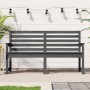 Gartenbank aus massivem grauem Kiefernholz 159,5 x 48 x 91,5 cm von vidaXL, Gartenbänke - Ref: Foro24-824069, Preis: 140,98 €...