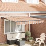 Toldo Retráctil Manual Rayas Multicolor 300x250 cm tela
