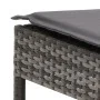Lounger with synthetic rattan cushion with gray cushion by vidaXL, Garden sets - Ref: Foro24-362807, Price: 119,40 €, Discoun...