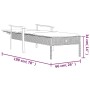 Lounger with synthetic rattan cushion with gray cushion by vidaXL, Garden sets - Ref: Foro24-362807, Price: 121,18 €, Discoun...