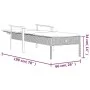 Lounger with synthetic rattan cushion with gray cushion by vidaXL, Garden sets - Ref: Foro24-362807, Price: 119,40 €, Discoun...