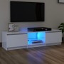 TV-Schrank mit LED-Leuchten weiß 140x40x35,5 cm von vidaXL, TV-Möbel - Ref: Foro24-804292, Preis: 96,12 €, Rabatt: %