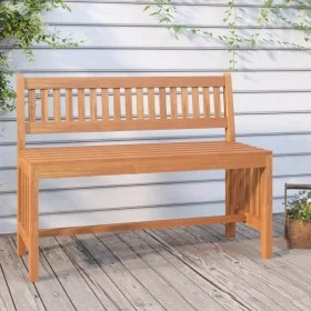 Solid eucalyptus wood garden bench 110 cm by vidaXL, garden benches - Ref: Foro24-363290, Price: 129,22 €, Discount: %