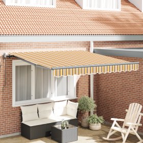 Toldo Retráctil Multicolor 300 x 250 cm tela Toldo Retráctil Multicolor 300 x 250 cm tela