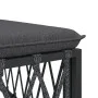 Garden corner sofa with anthracite gray woven fabric cushions by vidaXL, Modular outdoor sofas - Ref: Foro24-364142, Price: 9...