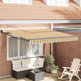 Toldo Retráctil Multicolor 300 x 250 cm tela Toldo Retráctil Multicolor 300 x 250 cm tela