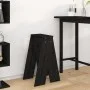Stools 2 units solid black pine wood 40x40x75 cm by vidaXL, Folding stools and chairs - Ref: Foro24-823673, Price: 42,37 €, D...