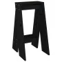 Stools 2 units solid black pine wood 40x40x75 cm by vidaXL, Folding stools and chairs - Ref: Foro24-823673, Price: 42,37 €, D...