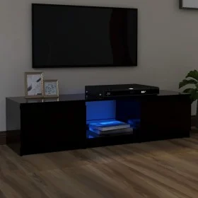 TV-Ständer mit schwarzen LED-Leuchten 140x40x35,5 cm von vidaXL, TV-Möbel - Ref: Foro24-804293, Preis: 105,95 €, Rabatt: %