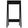 Stools 2 units solid black pine wood 40x40x75 cm by vidaXL, Folding stools and chairs - Ref: Foro24-823673, Price: 42,37 €, D...