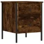 Engineered wood smoked oak bedside table 40x42x50 cm by vidaXL, Nightstands - Ref: Foro24-825987, Price: 43,03 €, Discount: %