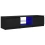 TV-Ständer mit schwarzen LED-Leuchten 140x40x35,5 cm von vidaXL, TV-Möbel - Ref: Foro24-804293, Preis: 105,95 €, Rabatt: %