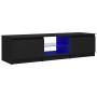 TV-Ständer mit schwarzen LED-Leuchten 140x40x35,5 cm von vidaXL, TV-Möbel - Ref: Foro24-804293, Preis: 107,93 €, Rabatt: %