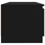 Mueble para TV con luces LED negro 140x40x35,5 cm de vidaXL, Muebles TV - Ref: Foro24-804293, Precio: 112,31 €, Descuento: %