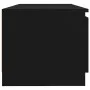 Mueble para TV con luces LED negro 140x40x35,5 cm de vidaXL, Muebles TV - Ref: Foro24-804293, Precio: 105,95 €, Descuento: %