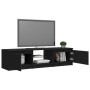 Mueble para TV con luces LED negro 140x40x35,5 cm de vidaXL, Muebles TV - Ref: Foro24-804293, Precio: 112,31 €, Descuento: %