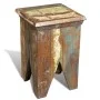 Solid recycled wood stool by vidaXL, Folding stools and chairs - Ref: Foro24-240951, Price: 101,42 €, Discount: %