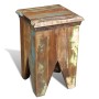 Solid recycled wood stool by vidaXL, Folding stools and chairs - Ref: Foro24-240951, Price: 103,46 €, Discount: %