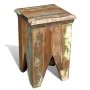 Solid recycled wood stool by vidaXL, Folding stools and chairs - Ref: Foro24-240951, Price: 101,42 €, Discount: %
