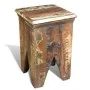 Solid recycled wood stool by vidaXL, Folding stools and chairs - Ref: Foro24-240951, Price: 101,42 €, Discount: %
