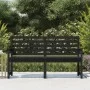Gartenbank aus massivem Kiefernholz schwarz 159,5x48x91,5 cm von vidaXL, Gartenbänke - Ref: Foro24-824071, Preis: 100,61 €, R...