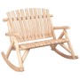 2-Sitzer-Schaukelgartenbank aus Tannenholz, 123 x 96 x 102 cm von vidaXL, Modulare Sofas für den Außenbereich - Ref: Foro24-3...