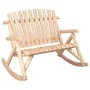 2-Sitzer-Schaukelgartenbank aus Tannenholz, 123 x 96 x 102 cm von vidaXL, Modulare Sofas für den Außenbereich - Ref: Foro24-3...