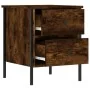 Nachttisch aus geräucherter Eichenholz-Engineering 40x42x50 cm von vidaXL, Nachttische - Ref: Foro24-825987, Preis: 43,03 €, ...