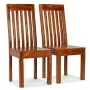 Moderne Esszimmerstühle, 2 Stück, Massivholz, Honig-Finish von vidaXL, Essstühle - Ref: Foro24-245645, Preis: 191,13 €, Rabat...