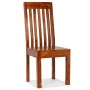 Sillas de comedor modernas 2 uds madera maciza acabado miel de vidaXL, Sillas de comedor - Ref: Foro24-245645, Precio: 194,10 €