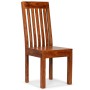 Sillas de comedor modernas 2 uds madera maciza acabado miel de vidaXL, Sillas de comedor - Ref: Foro24-245645, Precio: 194,10 €