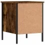 Nachttisch aus geräucherter Eichenholz-Engineering 40x42x50 cm von vidaXL, Nachttische - Ref: Foro24-825987, Preis: 43,03 €, ...