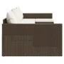 2-teiliges Gartenmöbel-Set und braune synthetische Rattankissen von vidaXL, Gartensets - Ref: Foro24-362342, Preis: 354,35 €,...