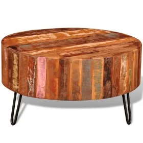 Round solid reclaimed wood coffee table by vidaXL, Coffee table - Ref: Foro24-241626, Price: 222,72 €, Discount: %