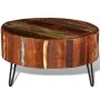 Round solid reclaimed wood coffee table by vidaXL, Coffee table - Ref: Foro24-241626, Price: 222,72 €, Discount: %