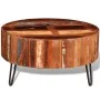 Round solid reclaimed wood coffee table by vidaXL, Coffee table - Ref: Foro24-241626, Price: 222,72 €, Discount: %