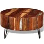 Round solid reclaimed wood coffee table by vidaXL, Coffee table - Ref: Foro24-241626, Price: 222,72 €, Discount: %