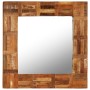 Espejo de pared de madera maciza reciclada 60x60 cm de vidaXL, Espejos - Ref: Foro24-246417, Precio: 55,54 €, Descuento: %