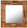 Wandspiegel aus recyceltem Massivholz, 60 x 60 cm von vidaXL, Spiegel - Ref: Foro24-246417, Preis: 55,02 €, Rabatt: %
