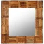 Wandspiegel aus recyceltem Massivholz, 60 x 60 cm von vidaXL, Spiegel - Ref: Foro24-246417, Preis: 55,02 €, Rabatt: %