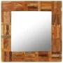 Wandspiegel aus recyceltem Massivholz, 60 x 60 cm von vidaXL, Spiegel - Ref: Foro24-246417, Preis: 55,02 €, Rabatt: %