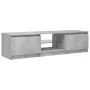 TV cabinet with LED lights concrete gray 140x40x35.5 cm by vidaXL, TV Furniture - Ref: Foro24-804296, Price: 87,30 €, Discoun...