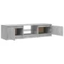 TV cabinet with LED lights concrete gray 140x40x35.5 cm by vidaXL, TV Furniture - Ref: Foro24-804296, Price: 87,30 €, Discoun...