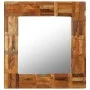 Wandspiegel aus recyceltem Massivholz, 60 x 60 cm von vidaXL, Spiegel - Ref: Foro24-246417, Preis: 55,02 €, Rabatt: %